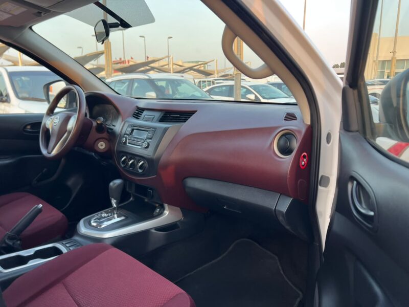 2020 Nissan Navara 4X2 Automatic 2.5 Litres 4 Cylinders Petrol Engine White Red Pickup Truck