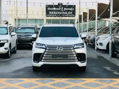 2024 Lexus LX600 PRESTIGE 3.5L TWIN TURBO 6 Cylinders Petrol Engine White Tan SUV GCC