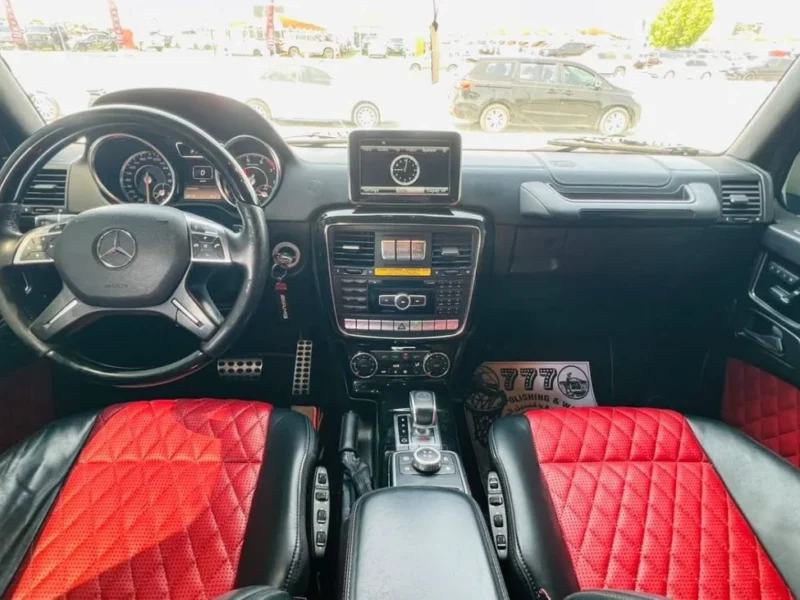 2014 MERCEDES-BENZ G 63 AMG Standard 5.5L TWIN TURBO V8 Petrol Engine White Red SUV