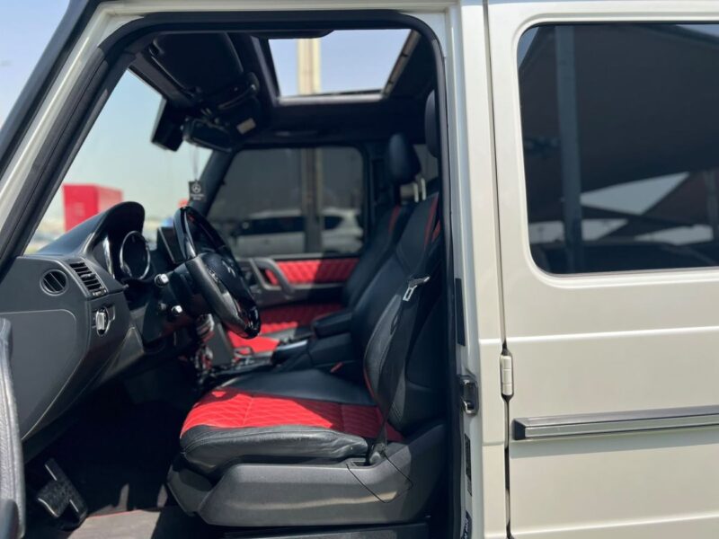 2014 MERCEDES-BENZ G 63 AMG Standard 5.5L TWIN TURBO V8 Petrol Engine White Red SUV