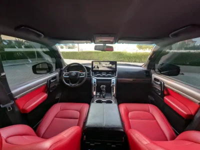 2016 Toyota Land Cruiser GXR Facelifted 2025 6 Cylinders Petrol Engine Black Red SUV GCC