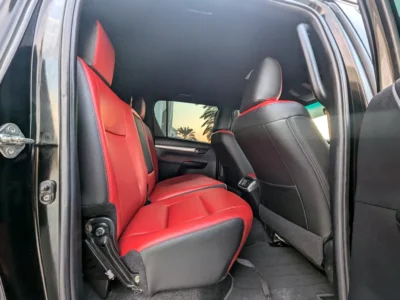 2020 Toyota Hilux SR5 6 Cylinders Petrol Engine Black Red Pickup Truck GCC Excellent Condition