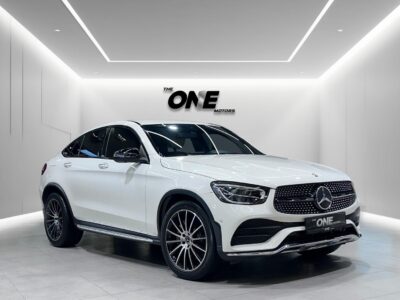 2019 Mercedes-Benz GLC 300 2.0 Litres 4 Cylinders Petrol Engine White Red SUV US Specs