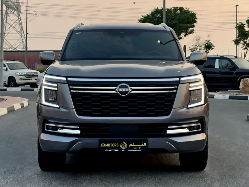 2025 Nissan Patrol LE Platinum City 6 Cylinders Petrol Engine Grey Red SUV GCC Specifications