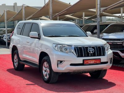 2022 Toyota Prado EXR 4.0 Litres V6 Petrol Engine White Beige SUV GCC Specs Automatic