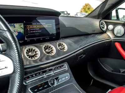 2019 Mercedes-Benz E-Class E 450 4MATIC V6 Biturbo Petrol Engine White Red Sedan