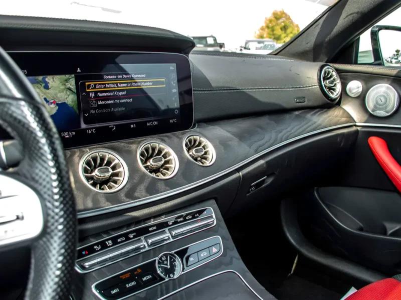 2019 Mercedes-Benz E-Class E 450 4MATIC V6 Biturbo Petrol Engine White Red Sedan