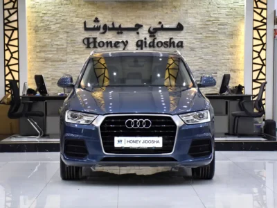 2017 Audi Q3 35 TFSI S line 4 Cylinders petrol Engine Blue Grey SUV GCC Specs Automatic