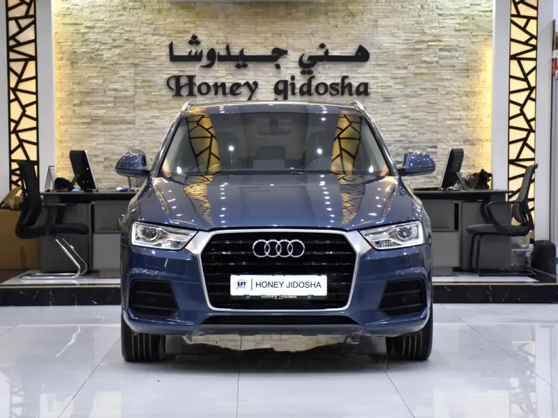 2017 Audi Q3 35 TFSI S line 4 Cylinders petrol Engine Blue Grey SUV GCC Specs Automatic