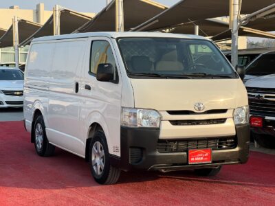 2021 Toyota Hiace 2.7 Litres 4 Cylinders Petrol Engine White Grey Cargo Van GCC Manual