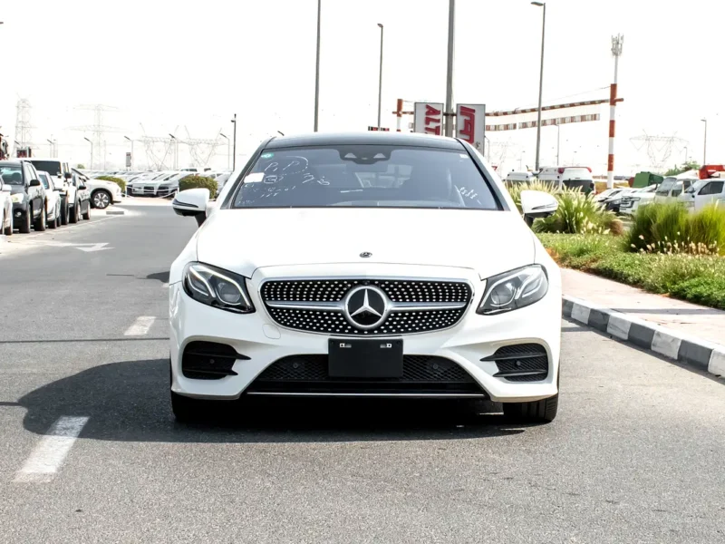 2019 Mercedes-Benz E-Class E 450 4MATIC V6 Biturbo Petrol Engine White Red Sedan