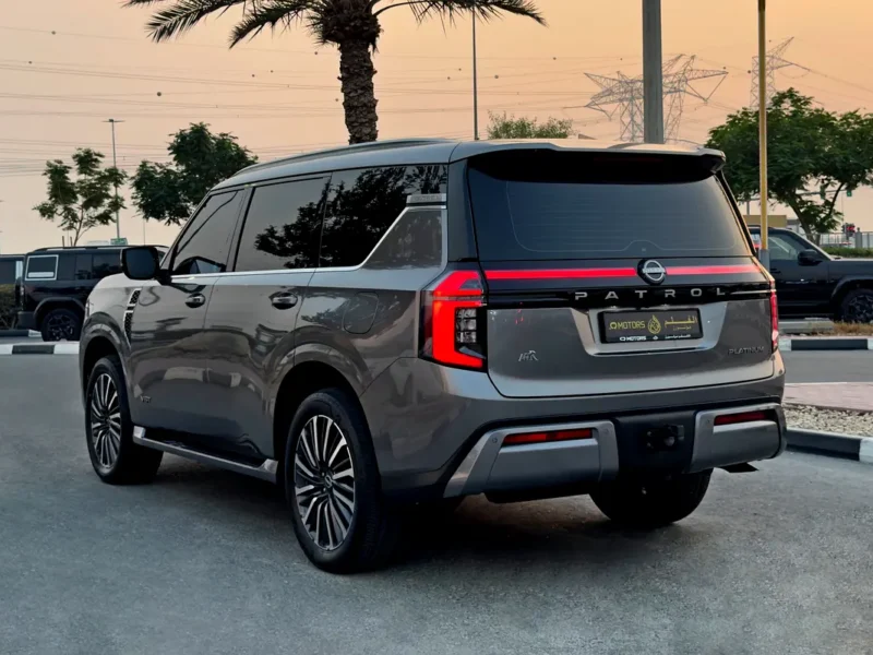2025 Nissan Patrol LE Platinum City 6 Cylinders Petrol Engine Grey Red SUV GCC Specifications