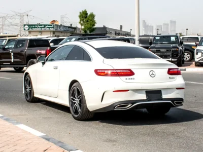 2019 Mercedes-Benz E-Class E 450 4MATIC V6 Biturbo Petrol Engine White Red Sedan