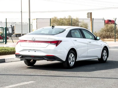 2023 Hyundai Elantra Smart 4 Cylinders Petrol Engine White Beige Sedan GCC Specs
