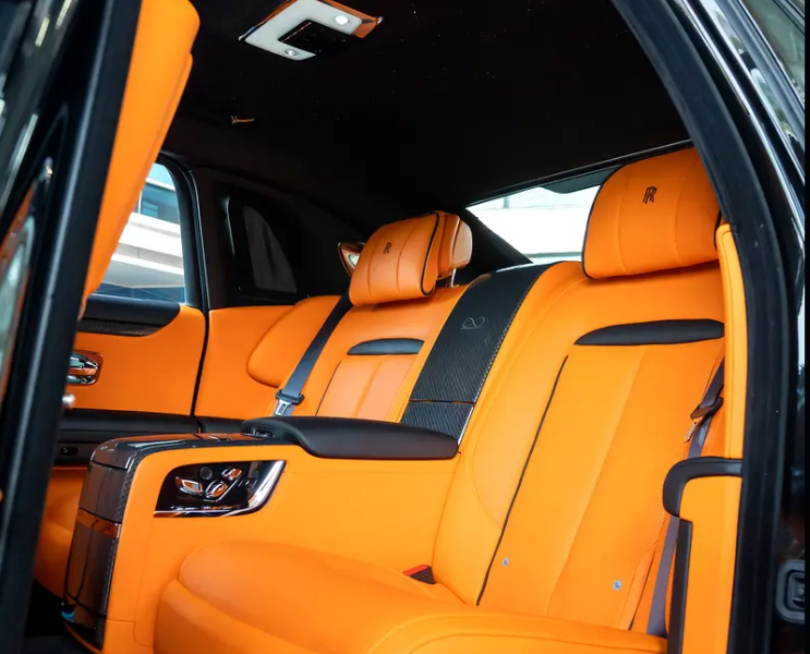 2026 Rolls-Royce Ghost Black Badge Twin-Turbocharged V12 Engine Black Orange Sedan GCC