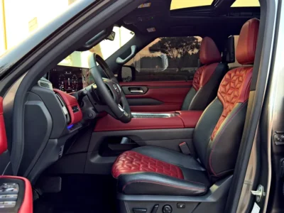 2025 Nissan Patrol LE Platinum City 6 Cylinders Petrol Engine Grey Red SUV GCC Specifications