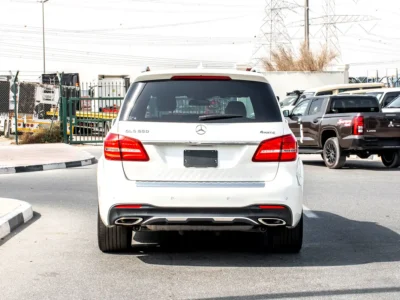 2018 Mercedes-Benz GLS-Class GLS 550 V8 Biturbo Petrol Engine White Beige SUV Automatic
