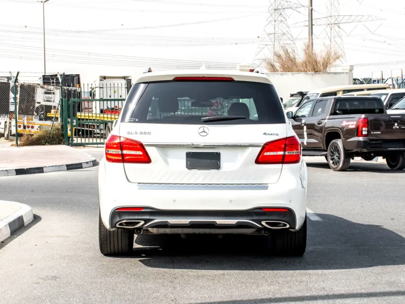 2018 Mercedes-Benz GLS-Class GLS 550 V8 Biturbo Petrol Engine White Beige SUV Automatic