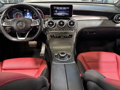 2019 Mercedes-Benz GLC 300 2.0 Litres 4 Cylinders Petrol Engine White Red SUV US Specs