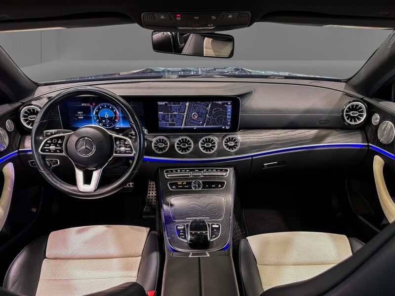 2020 Mercedes-Benz E450 COUPE 3.0 Litres 6 Cylinders Petrol Engine Blue Beige US Specs