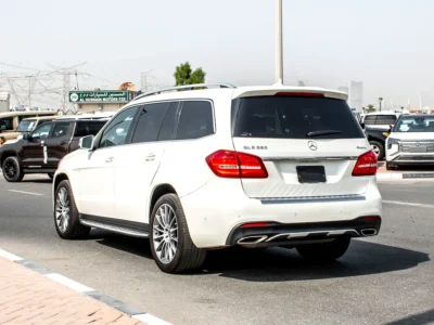 2018 Mercedes-Benz GLS-Class GLS 550 V8 Biturbo Petrol Engine White Beige SUV Automatic