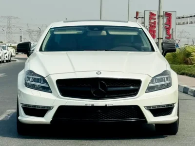 2011 Mercedes-Benz CLS-Class CLS 63 AMG 8 Cylinders Petrol Engine White Beige Sedan