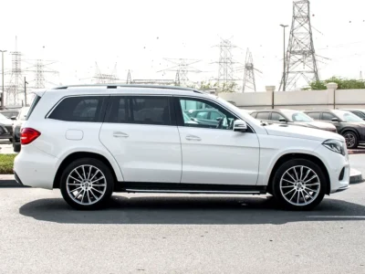 2018 Mercedes-Benz GLS-Class GLS 550 V8 Biturbo Petrol Engine White Beige SUV Automatic