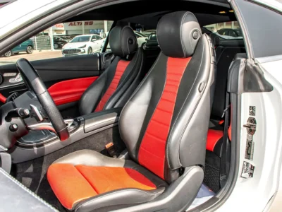 2019 Mercedes-Benz E-Class E 450 4MATIC V6 Biturbo Petrol Engine White Red Sedan