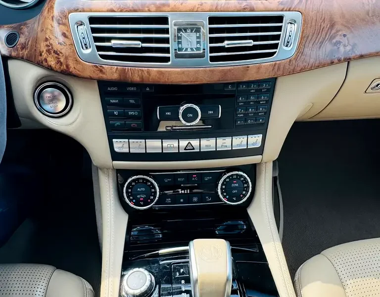 2011 Mercedes-Benz CLS-Class CLS 63 AMG 8 Cylinders Petrol Engine White Beige Sedan
