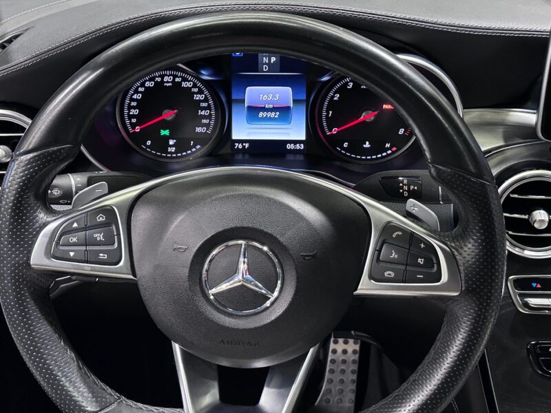 2019 Mercedes-Benz GLC 300 2.0 Litres 4 Cylinders Petrol Engine White Red SUV US Specs