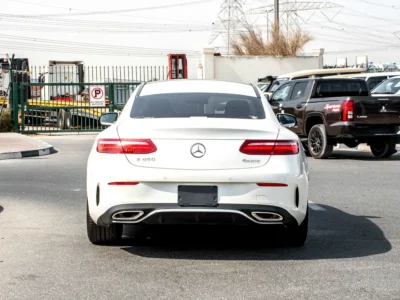 2019 Mercedes-Benz E-Class E 450 4MATIC V6 Biturbo Petrol Engine White Red Sedan