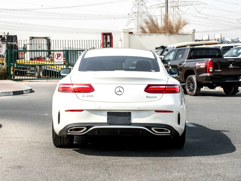 2019 Mercedes-Benz E-Class E 450 4MATIC V6 Biturbo Petrol Engine White Red Sedan