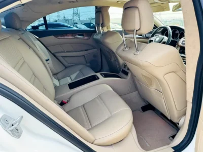 2011 Mercedes-Benz CLS-Class CLS 63 AMG 8 Cylinders Petrol Engine White Beige Sedan