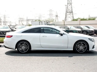 2019 Mercedes-Benz E-Class E 450 4MATIC V6 Biturbo Petrol Engine White Red Sedan