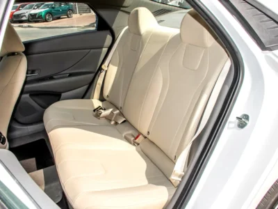 2023 Hyundai Elantra Smart 4 Cylinders Petrol Engine White Beige Sedan GCC Specs