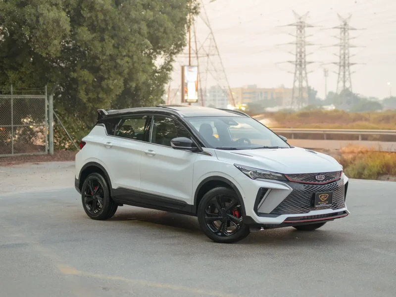 2025 Geely Coolray GF 1.5 Litres 4 Cylinders Petrol Engine White Black SUV GCC Specs