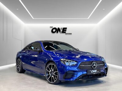 2020 Mercedes-Benz E450 COUPE 3.0 Litres 6 Cylinders Petrol Engine Blue Beige US Specs