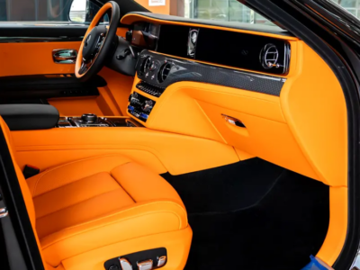 2026 Rolls-Royce Ghost Black Badge Twin-Turbocharged V12 Engine Black Orange Sedan GCC