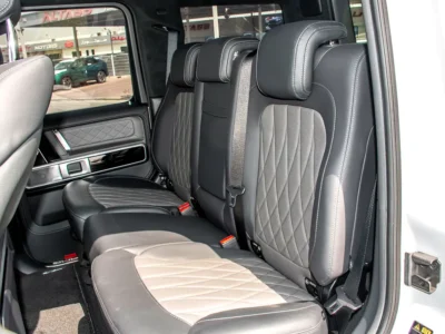 2022 Mercedes-Benz G-Class G 63 AMG 4.0L Bi-turbo V8 Petrol Engine White Black SUV