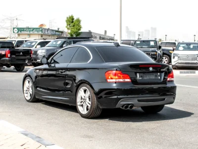 2012 BMW 1-Series 135i 3.0L Turbocharged Inline-6 Petrol Engine Black Beige Coupe GCC Specs