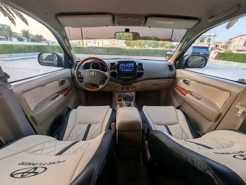 2011 Toyota Fortuner Facelifted 2023 4.0L V6 Petrol Engine Black Beige SUV GCC Specs