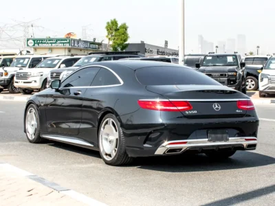 2015 Mercedes-Benz S-Class S 550 4MATIC 8 Cylinders Petrol Turbo Engine Grey Beige Coupe