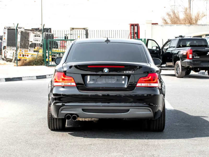 2012 BMW 1-Series 135i 3.0L Turbocharged Inline-6 Petrol Engine Black Beige Coupe GCC Specs