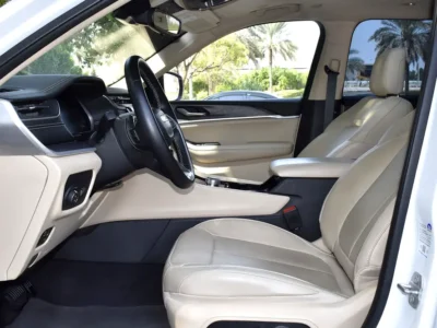 2022 Jeep Grand Cherokee L Limited 6 Cylinders Petrol Engine White Beige SUV GCC Specs