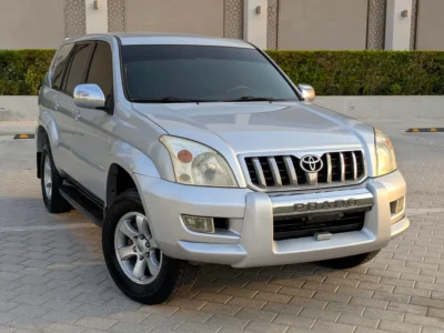 2008 Toyota Prado GX 2.7 Litres 4-Cylinder Petrol Engine Silver Black SUV GCC Specs