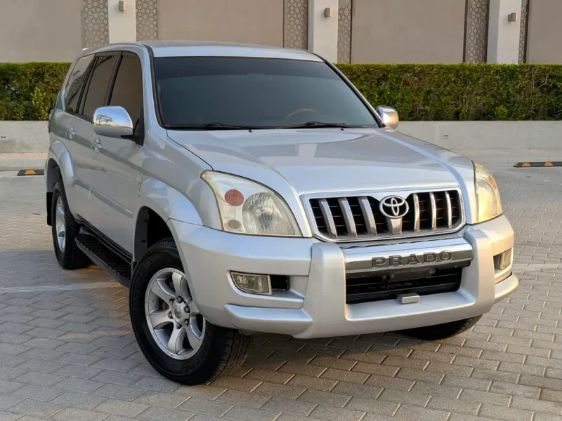 2008 Toyota Prado GX 2.7 Litres 4-Cylinder Petrol Engine Silver Black SUV GCC Specs