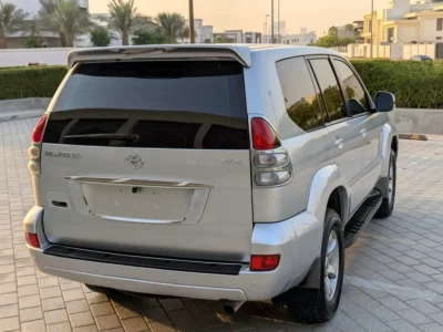 2008 Toyota Prado GX 2.7 Litres 4-Cylinder Petrol Engine Silver Black SUV GCC Specs