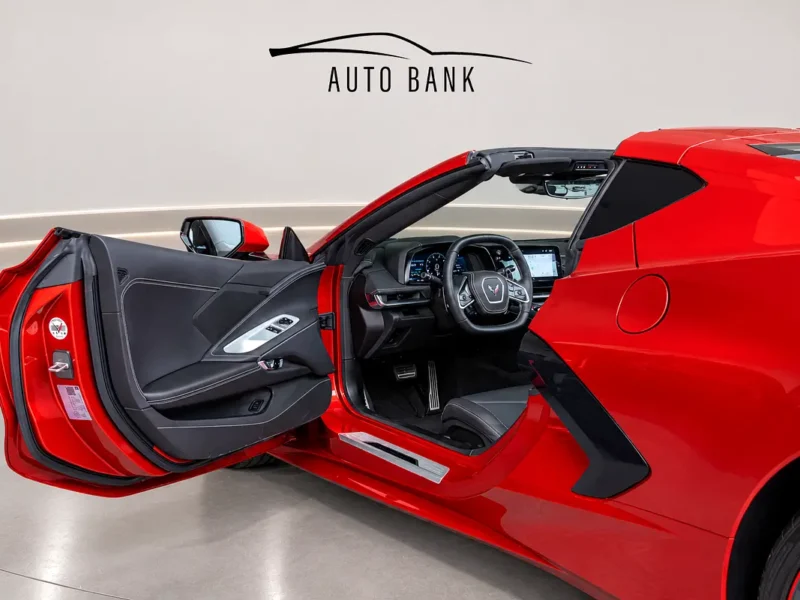2025 Chevrolet Corvette Stingray 1LT 6.2L V8 Petrol Engine Red Black Sports Car US Specs