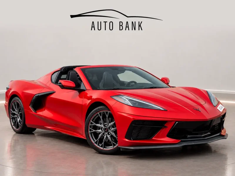 2025 Chevrolet Corvette Stingray 1LT 6.2L V8 Petrol Engine Red Black Sports Car US Specs