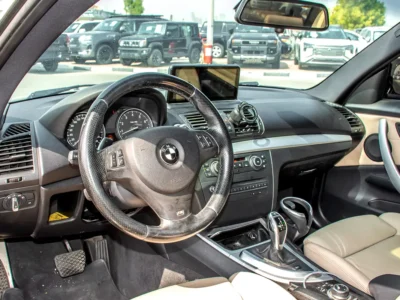 2012 BMW 1-Series 135i 3.0L Turbocharged Inline-6 Petrol Engine Black Beige Coupe GCC Specs